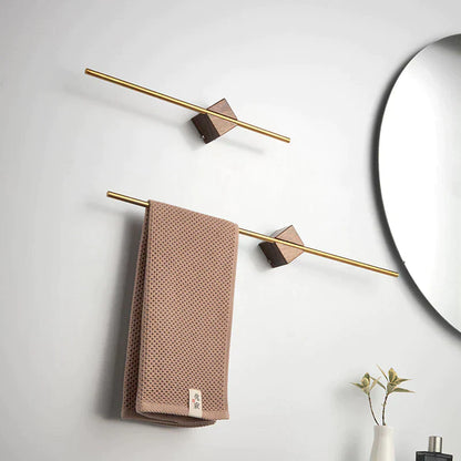 Space-Saving Bathroom Towel Rack