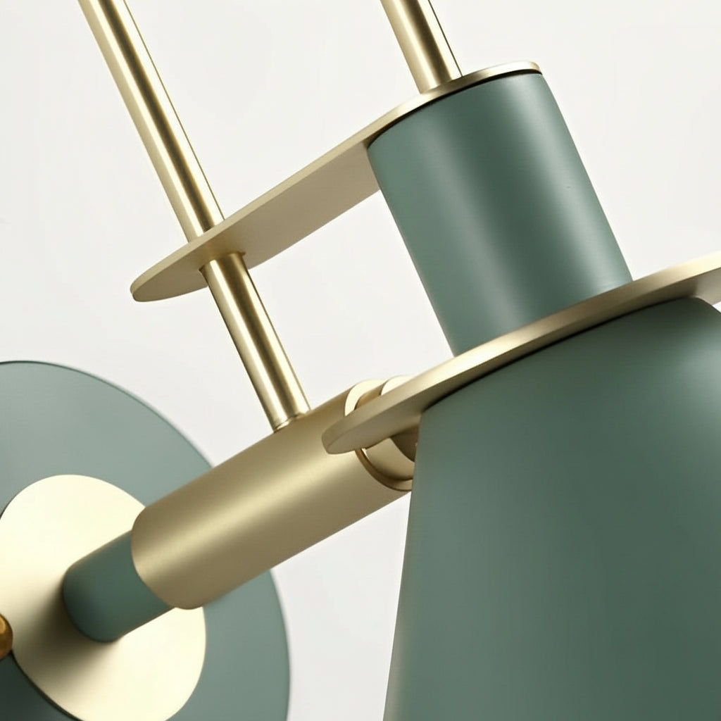 Contemporary Brass LED Wall Lamp