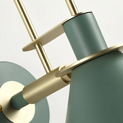 Contemporary Brass LED Wall Lamp