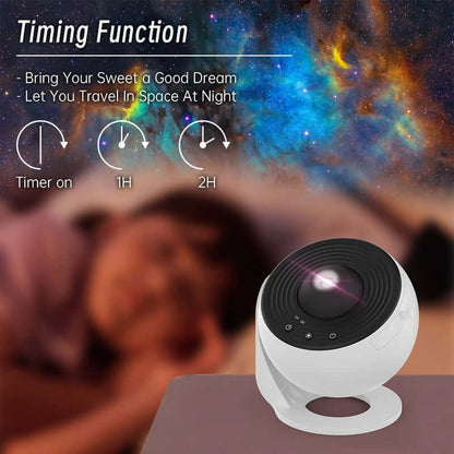 Colorful LED Star Projector Night Light Lamp
