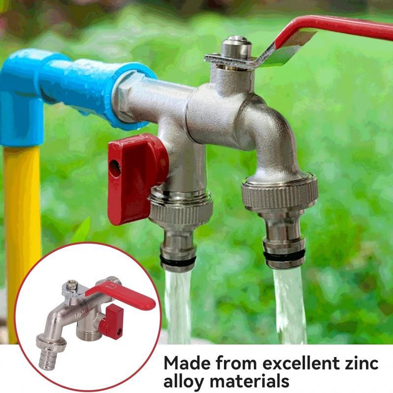 Heavy Duty 2-Handle Outdoor Faucet with Quick Connect