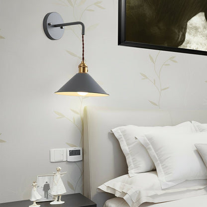 Modern LED Wall Light – Sleek Aluminum Black Gold