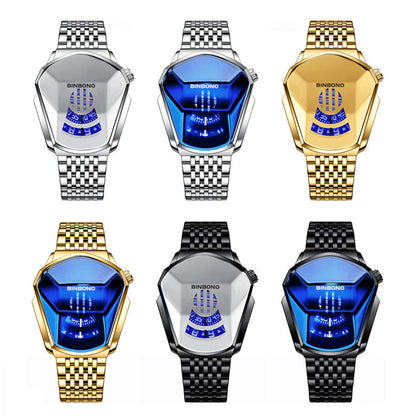 Men's Luxury Quartz Diamond Watch