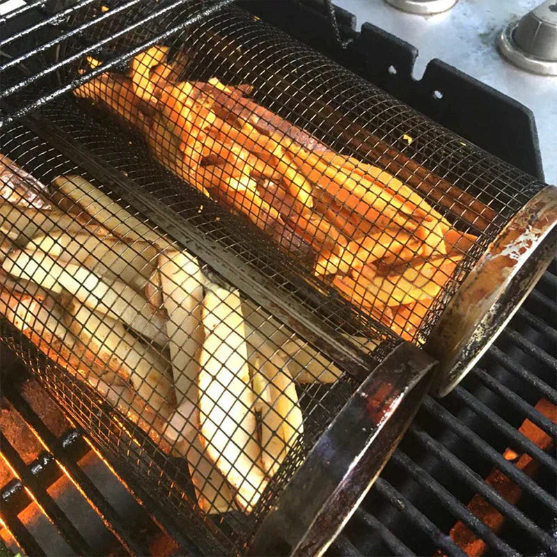 Outdoor BBQ Grill Basket Set