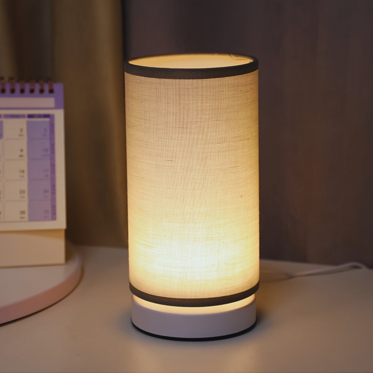 Bright USB Desk Lamp in Sleek Metal Cylinder