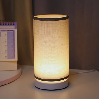 Bright USB Desk Lamp in Sleek Metal Cylinder