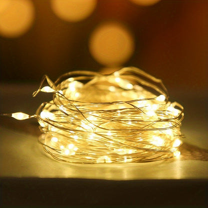 Warm String Lights - Copper LED Fairy Lights