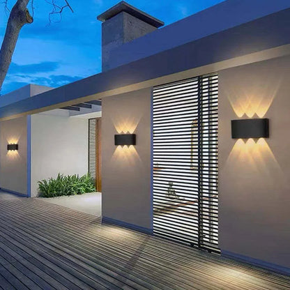 Slim Waterproof Outdoor LED Wall Light