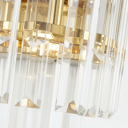 Contemporary Crystal Gold Wall Lamp