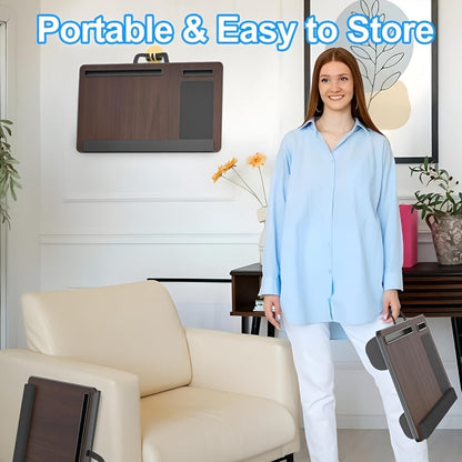 Adjustable Laptop Riser with Comfort Wrist Rest