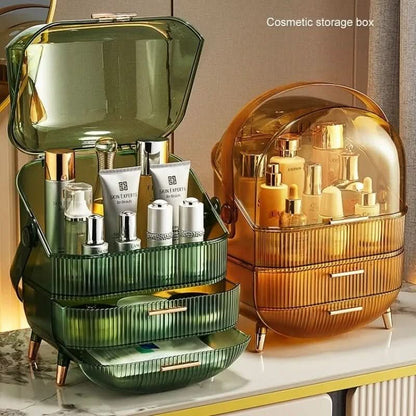BEAUTYSENSE Makeup Organizer – Dustproof & Waterproof Cosmetic Case with Elegant Design