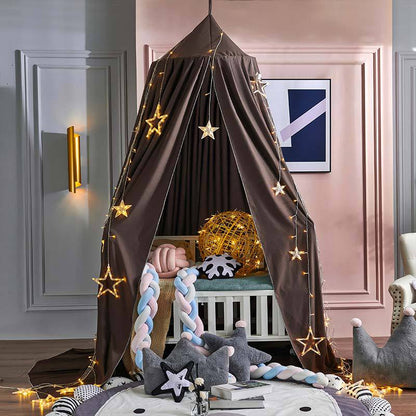 Dark Blockout Kids Bedroom Canopy