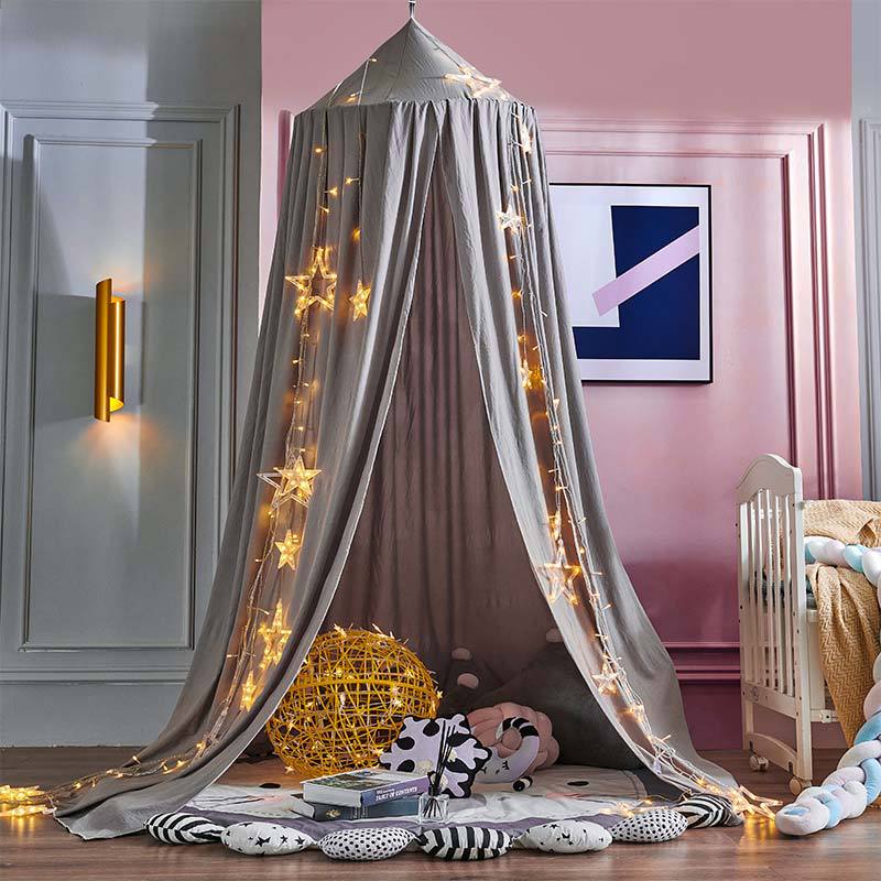 Dark Blockout Kids Bedroom Canopy