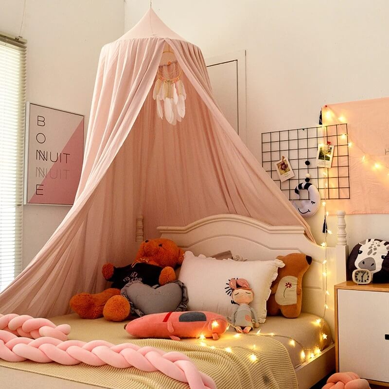 Dark Blockout Kids Bedroom Canopy