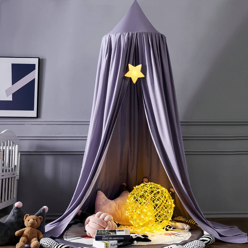 Dark Blockout Kids Bedroom Canopy