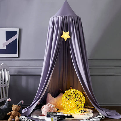 Dark Blockout Kids Bedroom Canopy