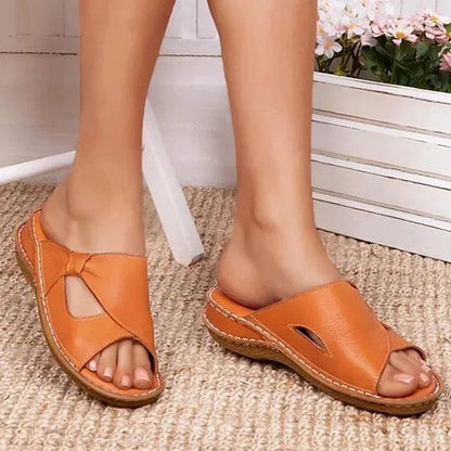 Comfortable Leather Sandals for Arch Support