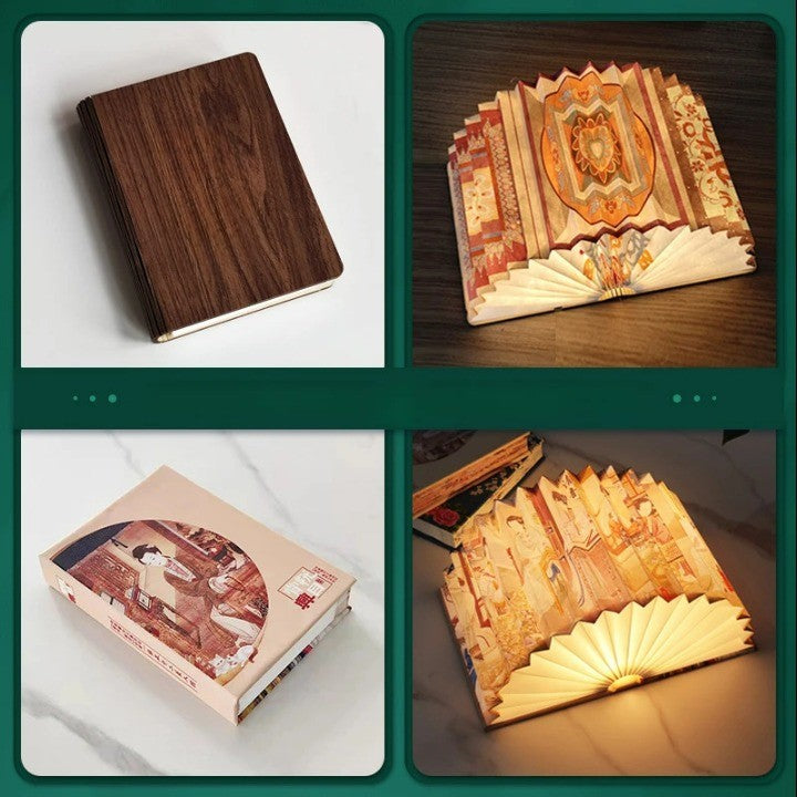 Foldable Reading Table Night Light Lamp