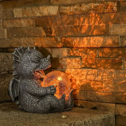 Colorful Dragon Desk Light Rechargeable Lamp