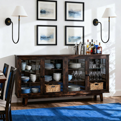 Modern Fabric Shade Wall Lamp