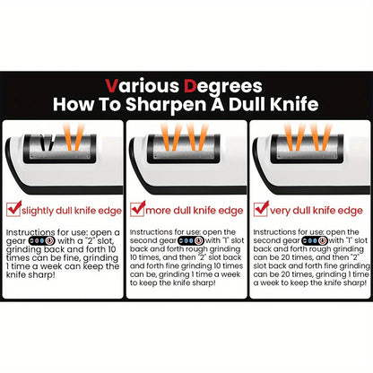 Compact USB Electric Sharpener Tool