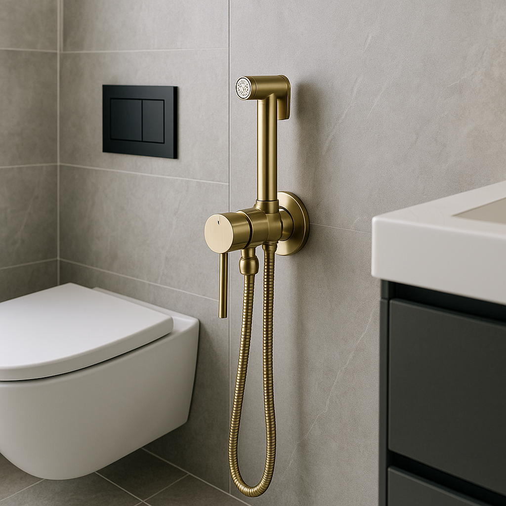 Hygienic Wall Mount Bidet Shower Faucet Kit
