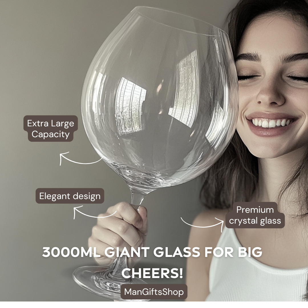 Large 106oz Wine Beer Glass Set for Parties