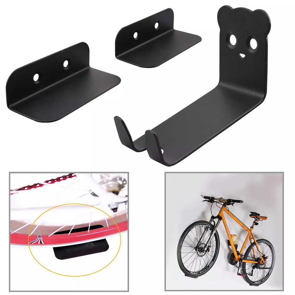 Compact Bike Wall Mount – Strong Steel Holder
