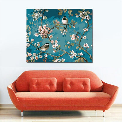 Colorful Flower Art Paint By Number Kit
