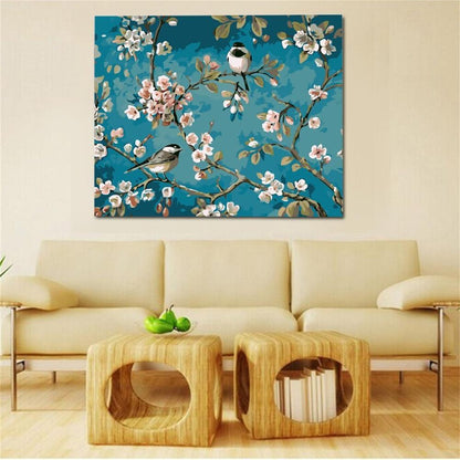 Colorful Flower Art Paint By Number Kit
