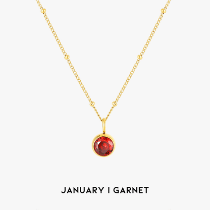 Gemstone Personalized Chain Necklace