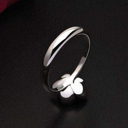 BLACK DAHLIA FLOWER RING