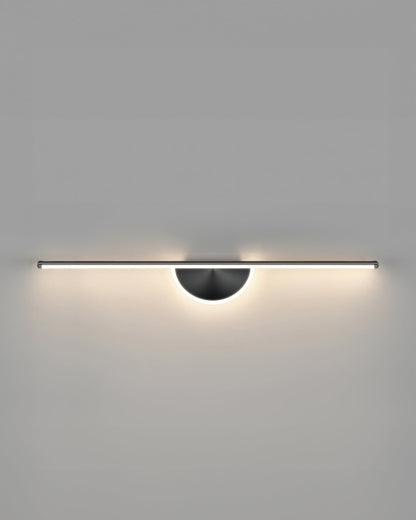 Contemporary Wooden Curved Wall Lamp