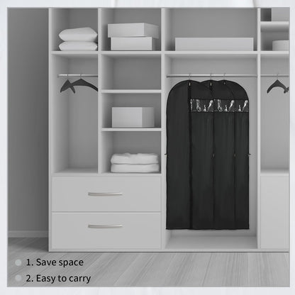 Large Clothing Storage Bag with Zip and Clear Window