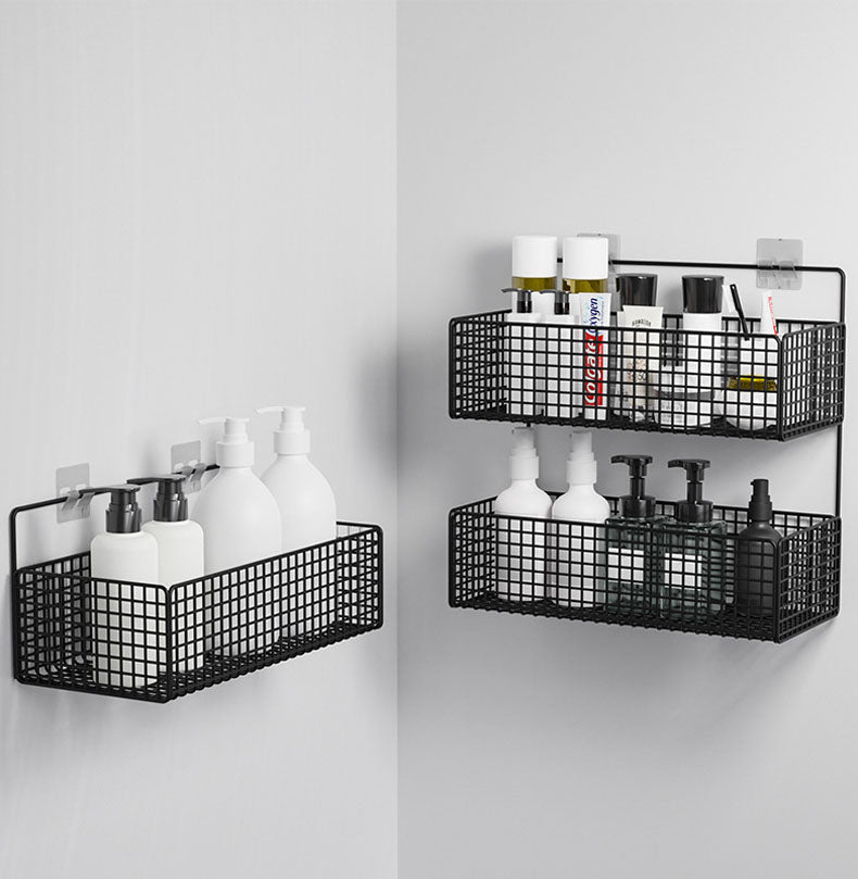 Easy Install Bathroom Shelf, Modern Floating Storage Rack