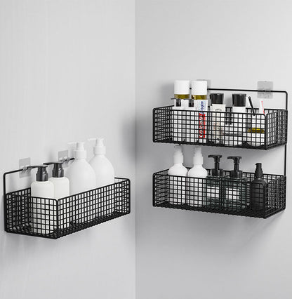 Easy Install Bathroom Shelf, Modern Floating Storage Rack