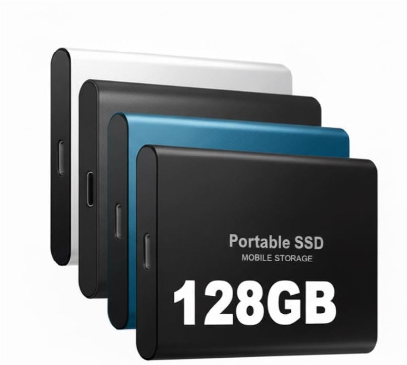 High-Speed 128GB External SSD Drive