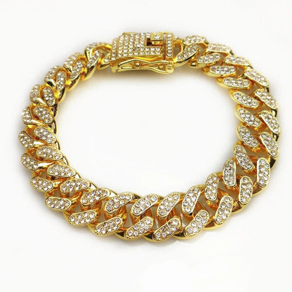 Luxury Pet Gold Link Dog Collar