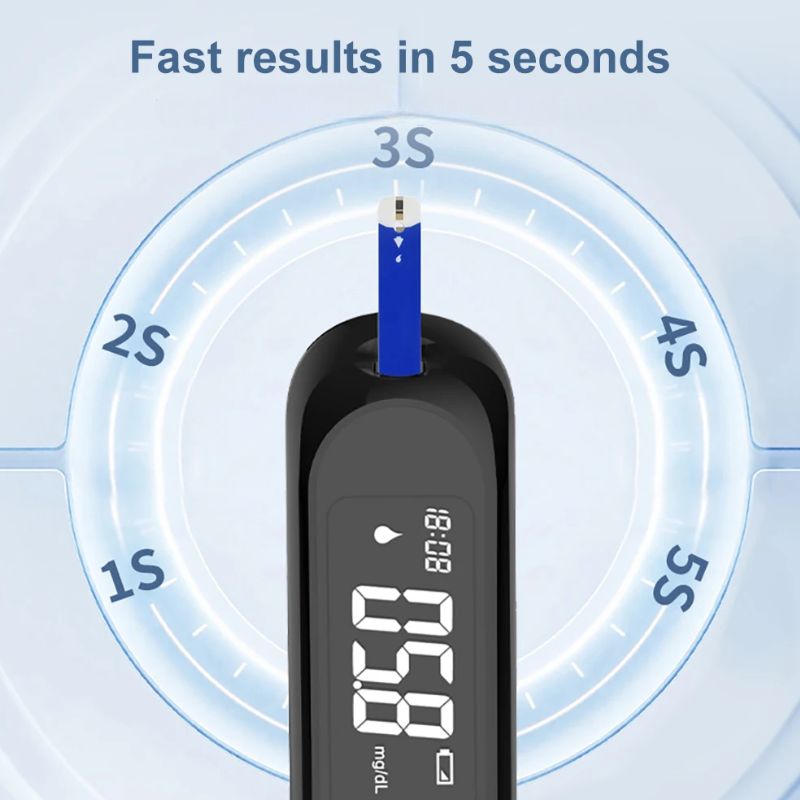 Accurate Diabetes Test Kit with Strips and Lancets