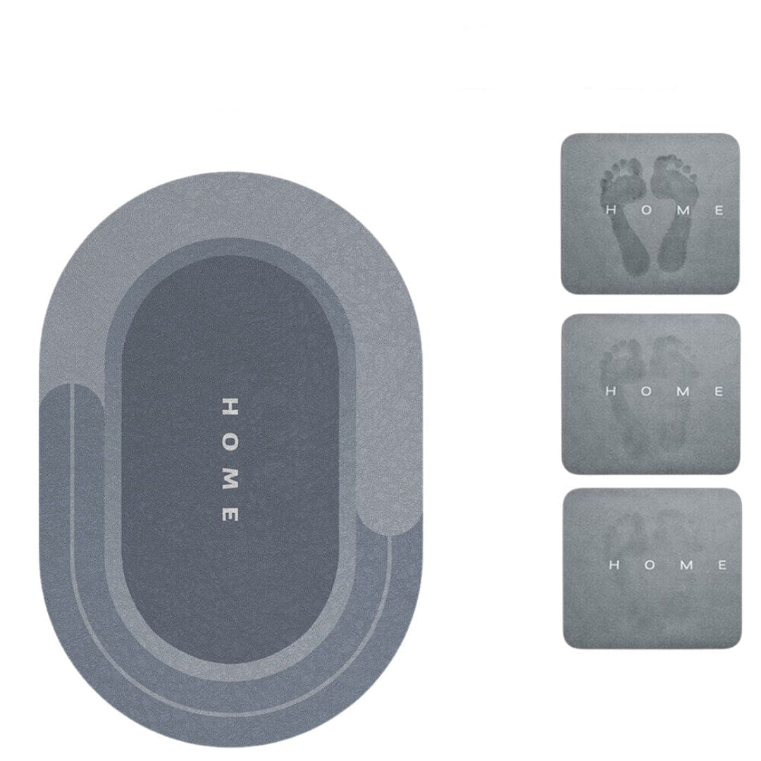 Soft Grip Anti-Slip Bath Mat for Quick Dry Bathroom Rug - Cofik