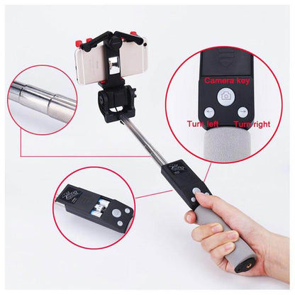 Wireless Selfie Stick with 360° Spin and Bluetooth Remote