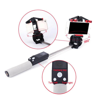 Wireless Selfie Stick with 360° Spin and Bluetooth Remote