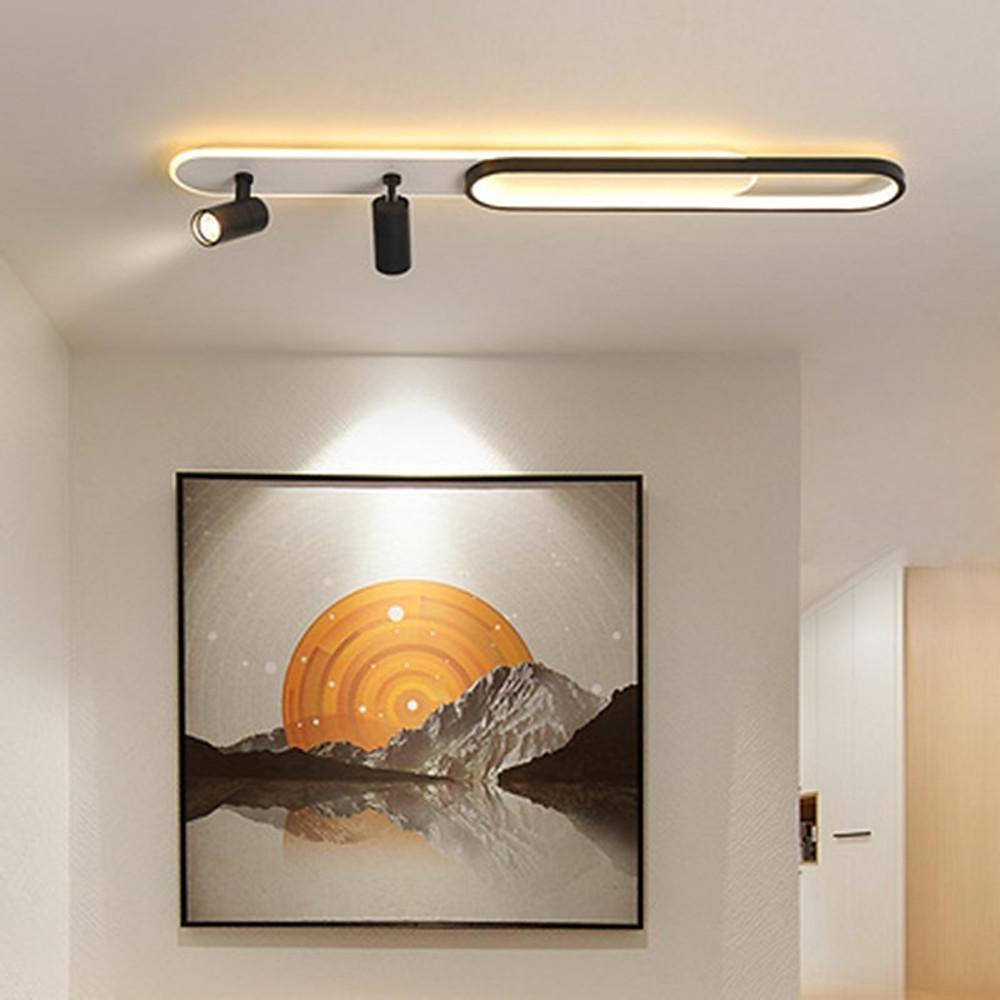Sleek LED Rectangle Ceiling Mount Light Fixture