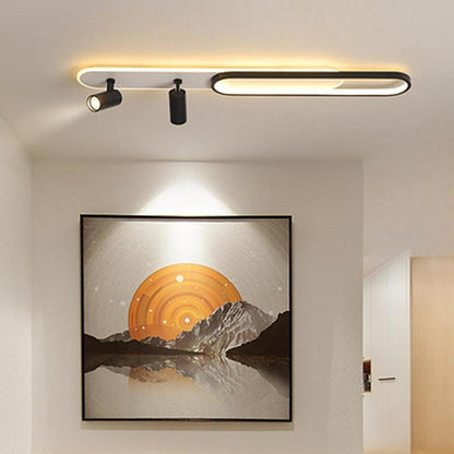 Sleek LED Rectangle Ceiling Mount Light Fixture