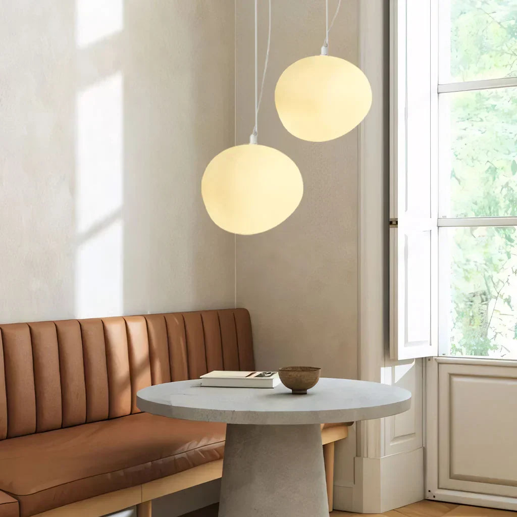 Beautiful Glass Drop Pendant Lighting Fixture