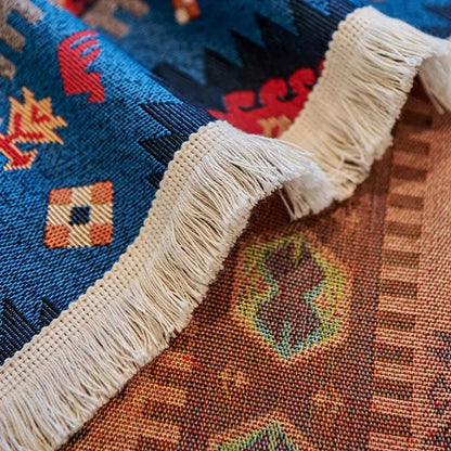 Unique Patterned Natural Fiber Area Rug