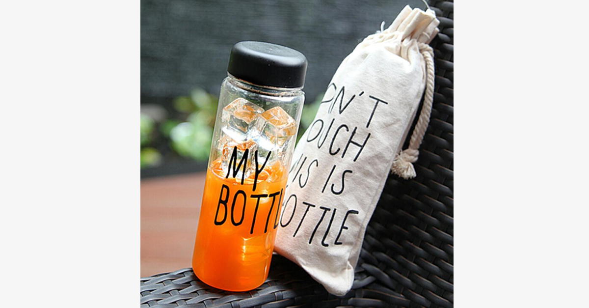 Clear BPA Free Drinking Water Bottle