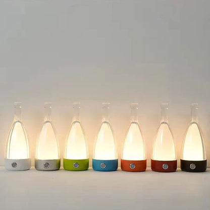 Elegant Wine Bottle Desk Lamp