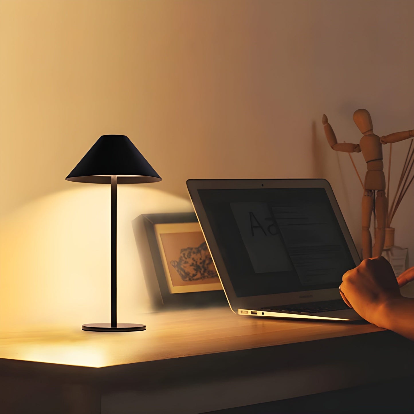 Slim Rechargeable Dimmable Table Lamp