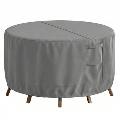 Breathable Protective Cover for Round Garden Tables